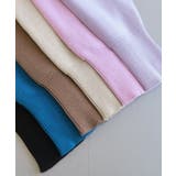 これ1枚で完成するインナー付スウェットライクニットトップス | aquagarage | 詳細画像4