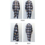 一枚でもレイヤードにも使いやすいチェックシャツワンピース | aquagarage | 詳細画像12