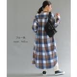 一枚でもレイヤードにも使いやすいチェックシャツワンピース | aquagarage | 詳細画像15