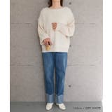 片畦部分シャギーニットトップス 秋 冬 レディース | aquagarage | 詳細画像7