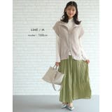 動く度にふわっと揺れるフェミニンな1枚♪サテン生地プリーツパンツ | aquagarage | 詳細画像15