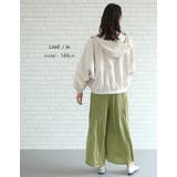 動く度にふわっと揺れるフェミニンな1枚♪サテン生地プリーツパンツ | aquagarage | 詳細画像17