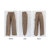 薄手で軽やかな穿き心地のミリタリーナイロンカーゴパンツ | aquagarage | 詳細画像13