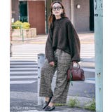 チェック柄ワイドパンツ 春 夏 秋 冬 M L | aquagarage | 詳細画像3
