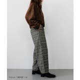 チェック柄ワイドパンツ 春 夏 秋 冬 M L | aquagarage | 詳細画像5