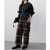 チェック柄ワイドパンツ 春 夏 秋 冬 M L | aquagarage | 詳細画像8