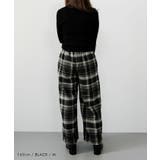 チェック柄ワイドパンツ 春 夏 秋 冬 M L | aquagarage | 詳細画像10
