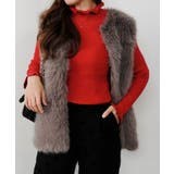 ネック袖口フリルニットトップス 春 秋 冬 M L レディース | aquagarage | 詳細画像8