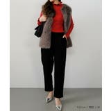 ネック袖口フリルニットトップス 春 秋 冬 M L レディース | aquagarage | 詳細画像10