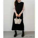 ネック袖口フリルニットトップス 春 秋 冬 M L レディース | aquagarage | 詳細画像12