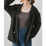 メッシュテーラードジャケット 春 夏 秋 M L | aquagarage | 詳細画像11 