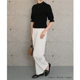 変わり編み五分袖ニット レディース 春 夏 秋 M L 半袖 5分袖 | aquagarage | 詳細画像12