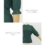 変わり編み五分袖ニット レディース 春 夏 秋 M L 半袖 5分袖 | aquagarage | 詳細画像5