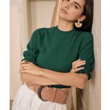 変わり編み五分袖ニット レディース 春 夏 秋 M L 半袖 5分袖 | aquagarage | 詳細画像8