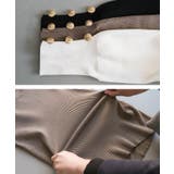 パワショル袖ボタンニット 春 秋 冬 M L レディース | aquagarage | 詳細画像13 