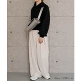 きちんと感がありながらもリラクシーな雰囲気を兼ね備えているタックワイドパンツ | aquagarage | 詳細画像8