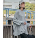 ゆるっとしたサイジングが自然なこなれ感を演出！オーバーサイズカットソー | aquagarage | 詳細画像4 