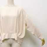 高見えする生地とデザインが魅力♪フロント裾タックブラウス | aquagarage | 詳細画像11