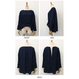 高見えする生地とデザインが魅力♪フロント裾タックブラウス | aquagarage | 詳細画像13