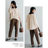 高見えする生地とデザインが魅力♪フロント裾タックブラウス | aquagarage | 詳細画像15