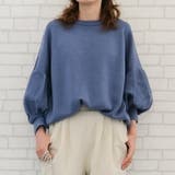 二の腕を自然にカバーしてくれるバルーン袖ニットトップス | aquagarage | 詳細画像2