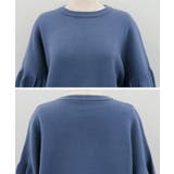 二の腕を自然にカバーしてくれるバルーン袖ニットトップス | aquagarage | 詳細画像7