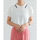 上品な襟付き配色ラインサマーニット | aquagarage | 詳細画像18