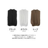 大人スタイルに決まる裾バルーンノースリーブトップス | aquagarage | 詳細画像2