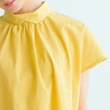 コットン100%で着心地抜群! バックボタンブラウス | aquagarage | 詳細画像7