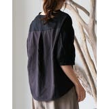 カシュクール風のスカラップ刺繍が華やか!パンチングレースVネックブラウス | aquagarage | 詳細画像16