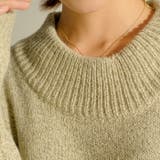 ずっと着たくなる肌触り！ふんわりとしたコクーンシルエットニットワンピース | aquagarage | 詳細画像8 