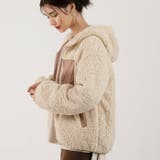 秋冬のコーディネート力がUP!!もこもこボアのフード付きブルゾン | aquagarage | 詳細画像2