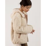 秋冬のコーディネート力がUP!!もこもこボアのフード付きブルゾン | aquagarage | 詳細画像15