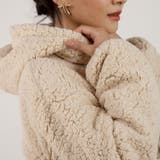 秋冬のコーディネート力がUP!!もこもこボアのフード付きブルゾン | aquagarage | 詳細画像8