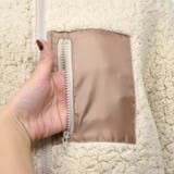 秋冬のコーディネート力がUP!!もこもこボアのフード付きブルゾン | aquagarage | 詳細画像10