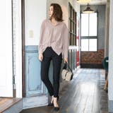 そのまま着るだけでこなれた印象に!裾ツイストスキッパーブラウス | aquagarage | 詳細画像2