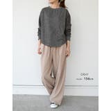 ウォーム感のある生地でステッチがさり気ないアクセント!ステッチデザインスウェット… | aquagarage | 詳細画像17