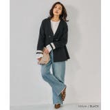 ノーカラーウエストシェイプペプラムジャケット 春 秋 M | aquagarage | 詳細画像6 