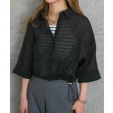 裾ドロストワイドスリーブシアーシャツ レディース 春 秋 冬 | aquagarage | 詳細画像13