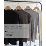 ボトルネックリブニットトップス 春 秋 冬 M レディース | aquagarage | 詳細画像2