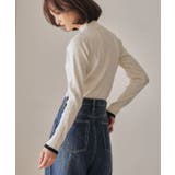 ボトルネックリブニットトップス 春 秋 冬 M レディース | aquagarage | 詳細画像6