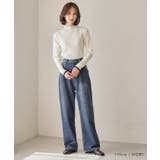 ボトルネックリブニットトップス 春 秋 冬 M レディース | aquagarage | 詳細画像7