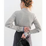 ボトルネックリブニットトップス 春 秋 冬 M レディース | aquagarage | 詳細画像16