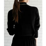 ボトルネックリブニットトップス 春 秋 冬 M レディース | aquagarage | 詳細画像18