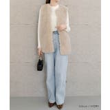 袖先シアーハイゲージニットトップス 春 秋 冬 M レディース | aquagarage | 詳細画像5