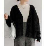 フェザーニットカーディガン 秋 冬 M レディース | aquagarage | 詳細画像9