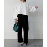 ダンボールニット裾ドロストトップス 春 秋 冬 M L レディース | aquagarage | 詳細画像12