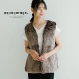 今季のレイヤードスタイルに欠かせない1枚♪ボリュームフェイクファーベスト | aquagarage | 詳細画像1 