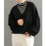 柔らかな生地で肌触りのいいボーダー柄ハイネックカットソー | aquagarage | 詳細画像17