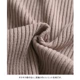 袖口の配色デザインがポイントのリブニット | aquagarage | 詳細画像5